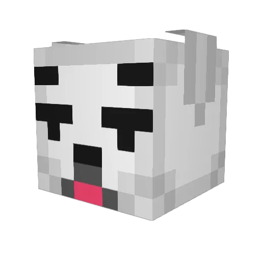 potatoad0 Minecraft avatar head, 3D render