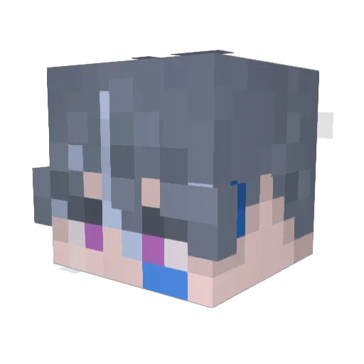potatoball7946 Minecraft avatar head, 3D render