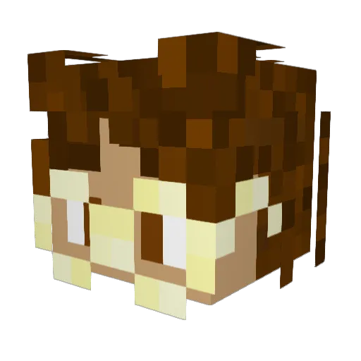 potatobear1234 Minecraft avatar head, 3D render