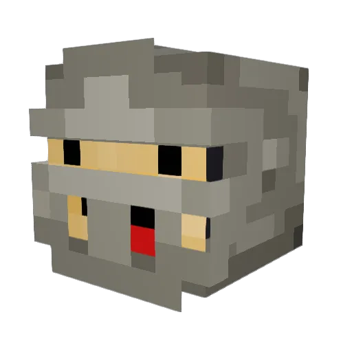 potatobr234 Minecraft avatar head, 3D render