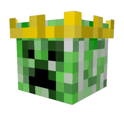 potatochip1336 Minecraft avatar head, 3D render