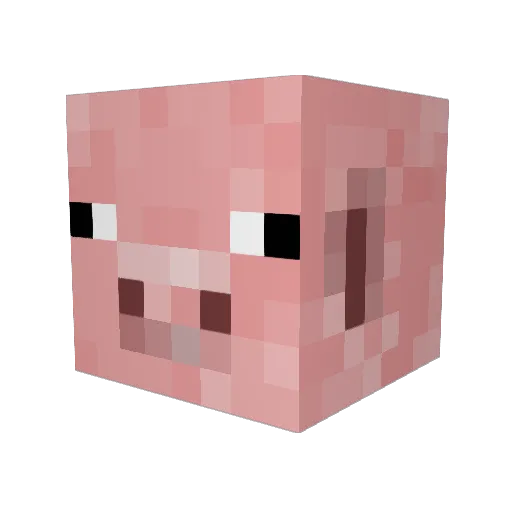 potatochip2014 Minecraft avatar head, 3D render