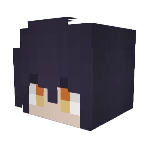 potatogames231 Minecraft avatar head, 3D render