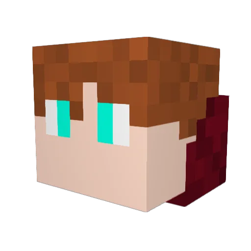 potatoisgood1 Minecraft avatar head, 3D render