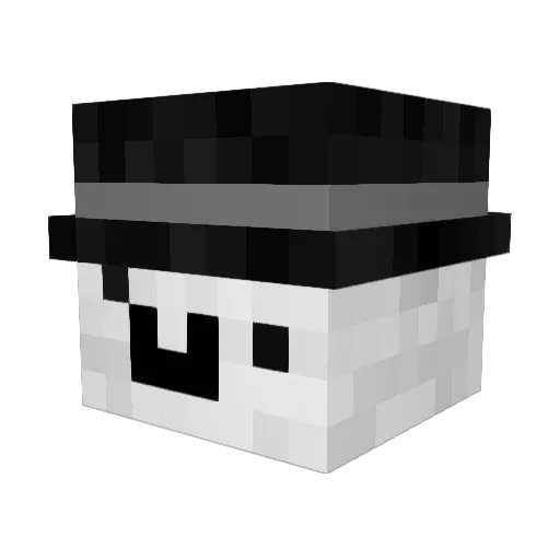 potatoking2000 Minecraft avatar head, 3D render