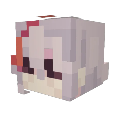 potatoking2121 Minecraft avatar head, 3D render