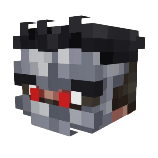 potatolookme Minecraft avatar head, 3D render