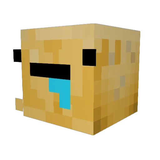 potatolover999 Minecraft avatar head, 3D render