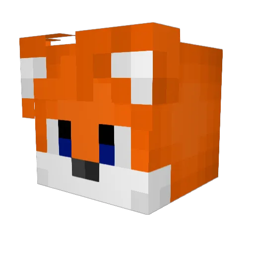 potatoman989898 Minecraft avatar head, 3D render