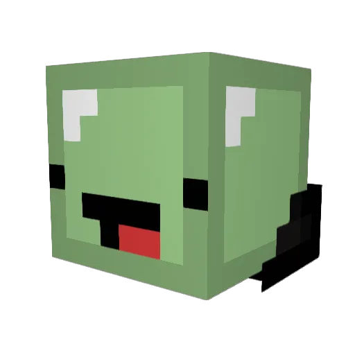 potatoman_7414 Minecraft avatar head, 3D render