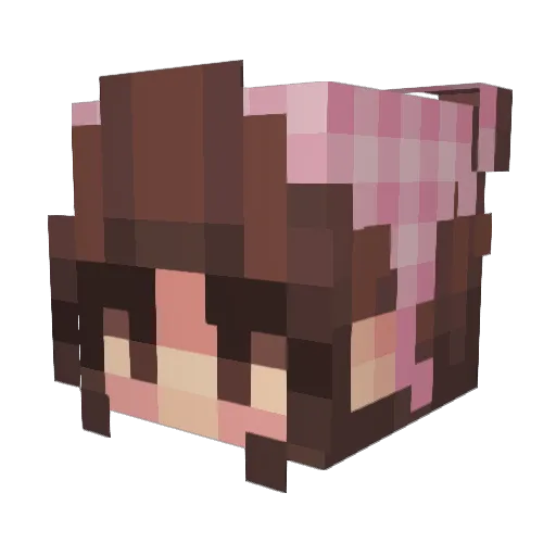 potatoplays29 Minecraft avatar head, 3D render