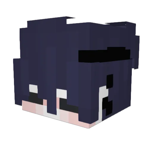 potatosakc Minecraft avatar head, 3D render