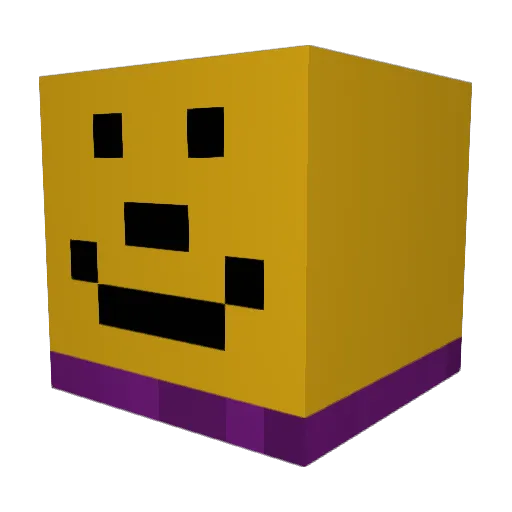 potatoscrisp Minecraft avatar head, 3D render