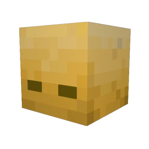 potav Minecraft avatar head, 3D render