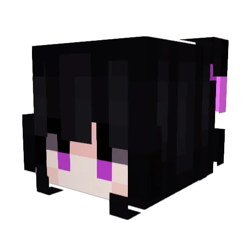 potdesign Minecraft avatar head, 3D render