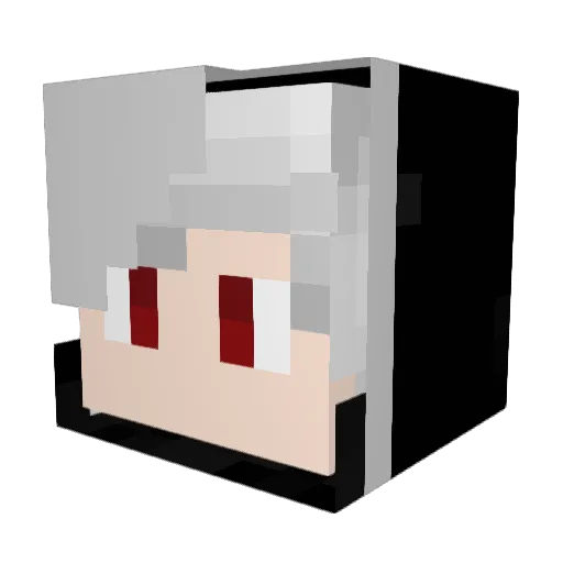 poteti310 Minecraft avatar head, 3D render
