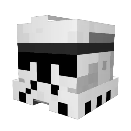 pothefaerie Minecraft avatar head, 3D render