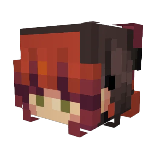 potiongutz Minecraft avatar head, 3D render