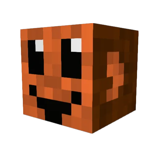 potman4 Minecraft avatar head, 3D render