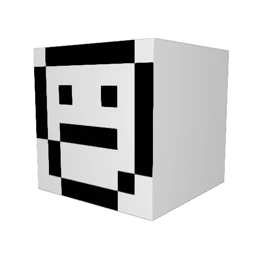 pototo47 Minecraft avatar head, 3D render