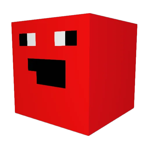 potplantsniper Minecraft avatar head, 3D render