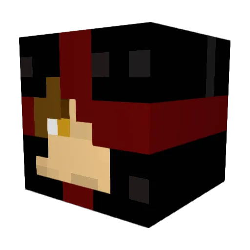potwinkles Minecraft avatar head, 3D render