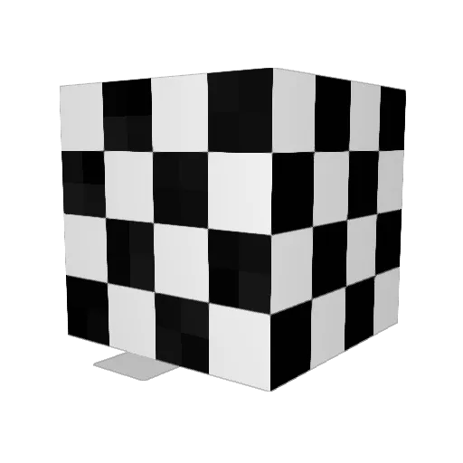 pouashish Minecraft avatar head, 3D render