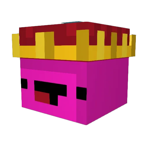 poulet_yakitory Minecraft avatar head, 3D render