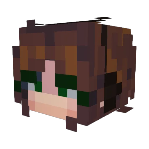 poulover427 Minecraft avatar head, 3D render