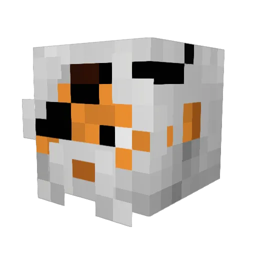 pound222 Minecraft avatar head, 3D render