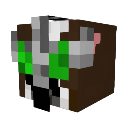 powell1313 Minecraft avatar head, 3D render