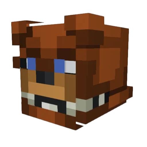powellgrayson Minecraft avatar head, 3D render