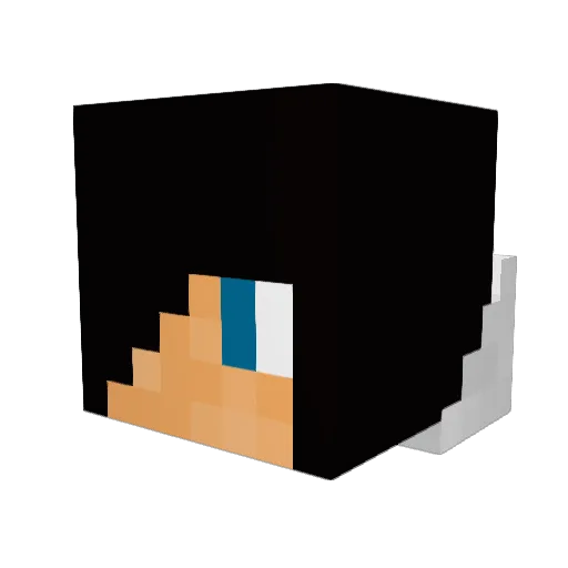 power_boss Minecraft avatar head, 3D render
