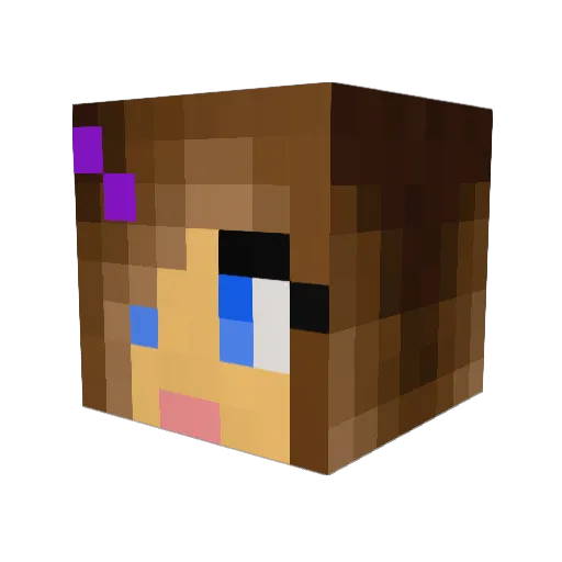 powerlesswand1 Minecraft avatar head, 3D render