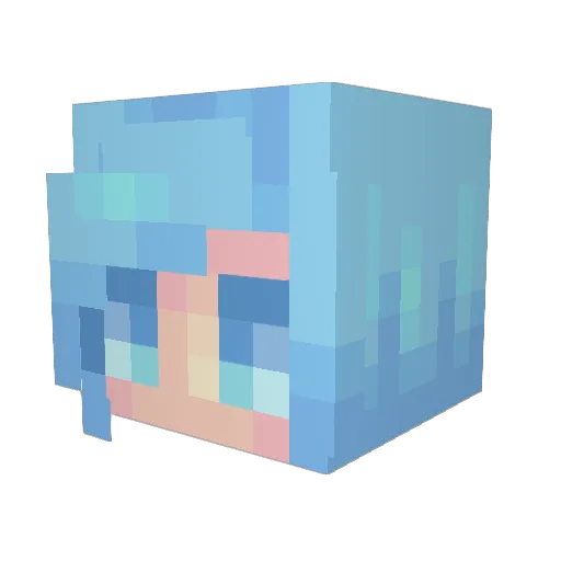 powerlink123 Minecraft avatar head, 3D render