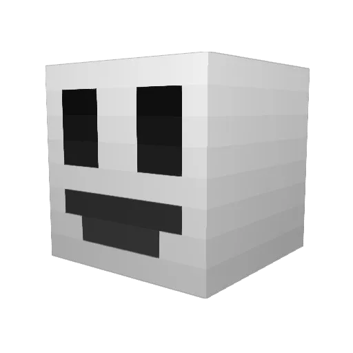 powerm0nger Minecraft avatar head, 3D render