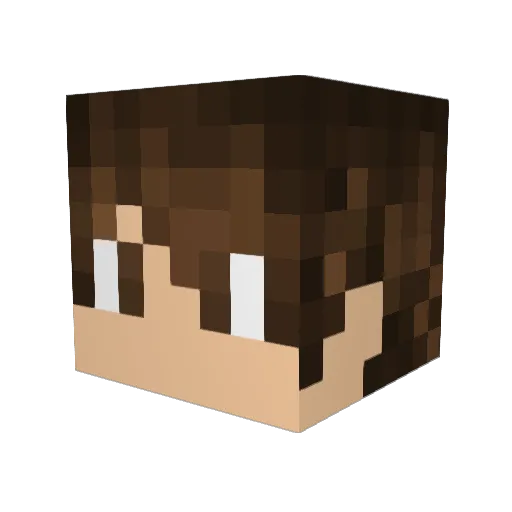 powerpot159 Minecraft avatar head, 3D render