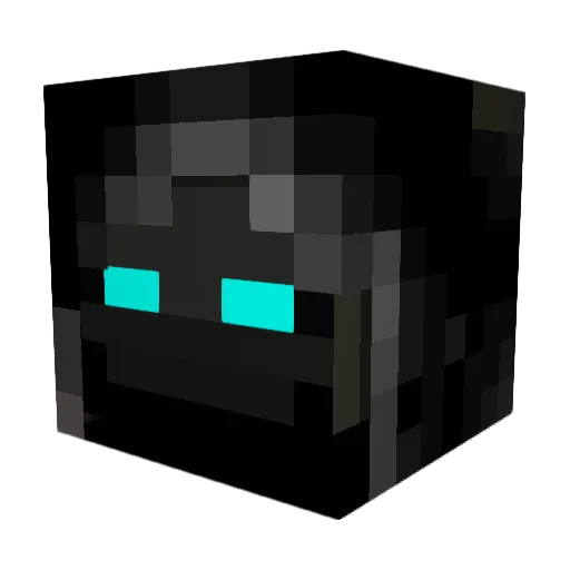 powersushi Minecraft avatar head, 3D render
