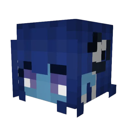 powerwordheal Minecraft avatar head, 3D render
