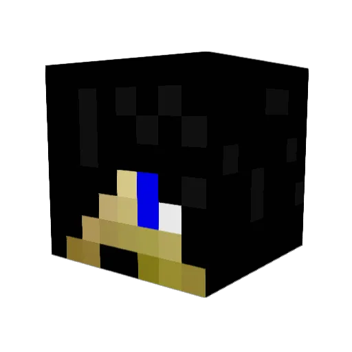 pownkiller Minecraft avatar head, 3D render