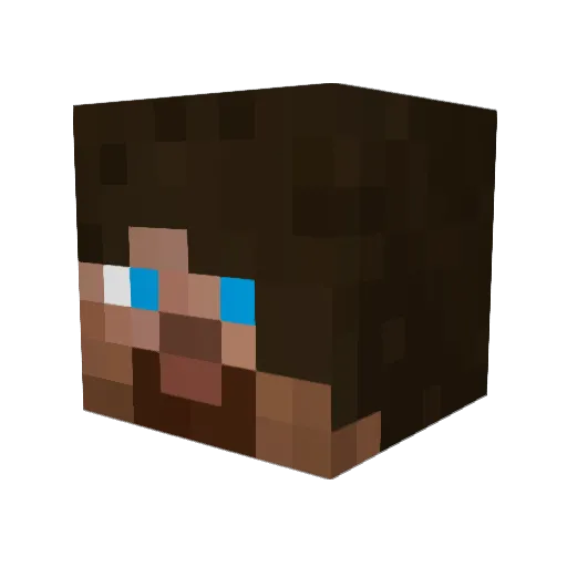pownman123 Minecraft avatar head, 3D render