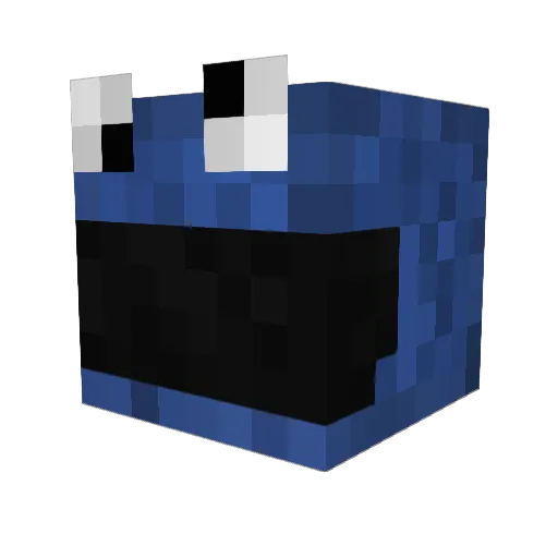 powns7757 Minecraft avatar head, 3D render