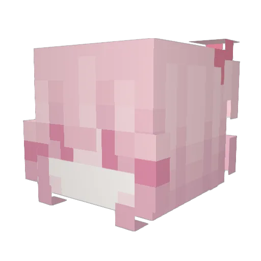 pp727 Minecraft avatar head, 3D render