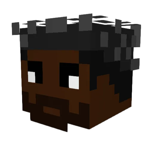 ppEater3000 Minecraft avatar head, 3D render