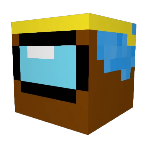 ppMuncher4774 Minecraft avatar head, 3D render