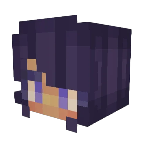 ppandesal Minecraft avatar head, 3D render