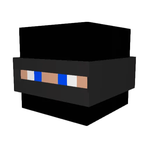 pphati Minecraft avatar head, 3D render