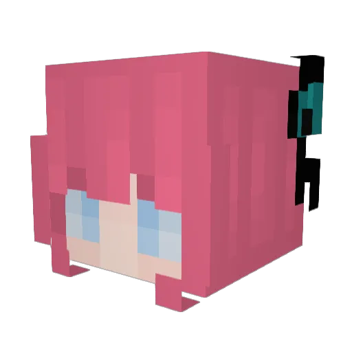 ppment9467 Minecraft avatar head, 3D render