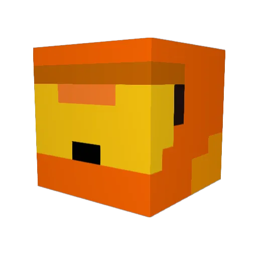 ppmg44 Minecraft avatar head, 3D render