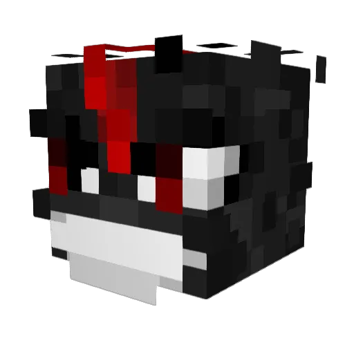ppmqp Minecraft avatar head, 3D render